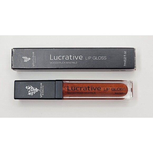 Younique Moodstruck Minerals Lucrative Lip Gloss Livid New in Box - Picture 1 of 5